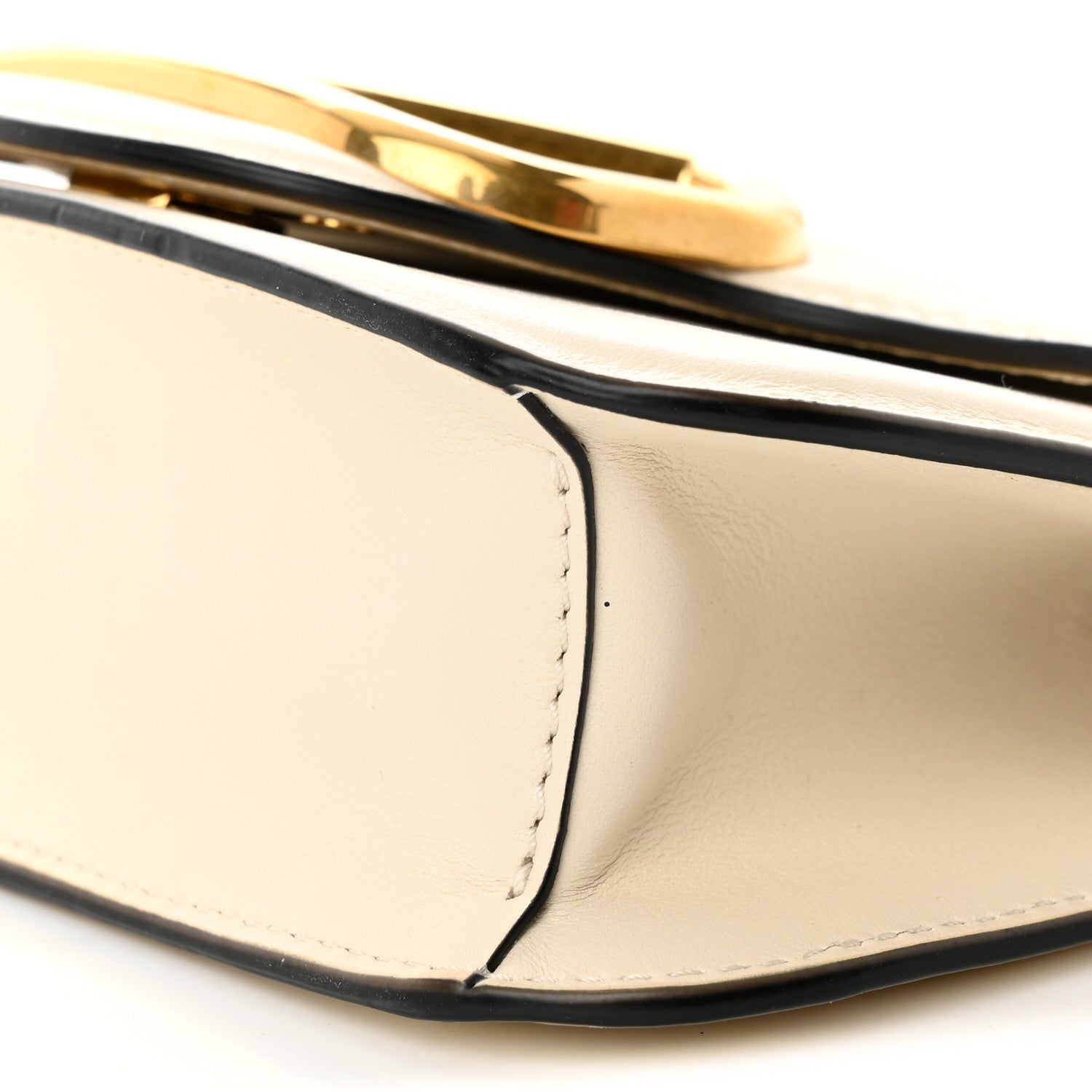 Valentino Garavani Calfskin Vlogo Small Loco Shoulder Bag Light Ivory 10 of 12