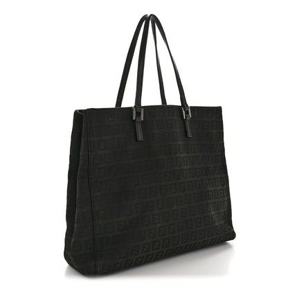Fendi Zucchino Vitello Tote Black 3 of 14