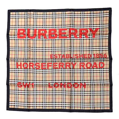 Burberry Silk Horseferry Print Vintage Check Scarf Archive Beige 1 of 4