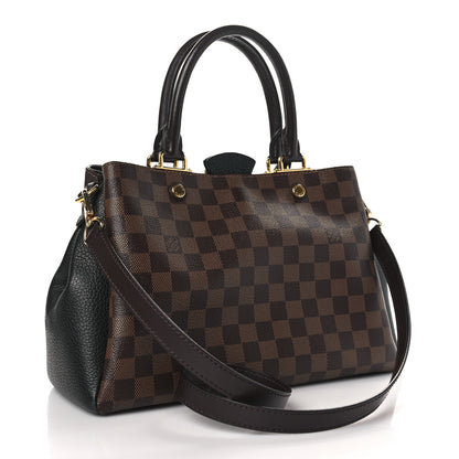Louis Vuitton Damier Ebene Cuir Taurillon Brittany Black 3 of 10
