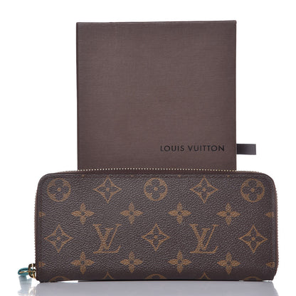 Louis Vuitton Monogram Clemence Wallet Turquoise 8 of 8