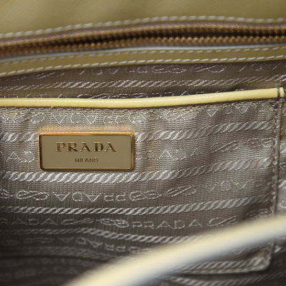 Prada Saffiano Vernice Medium Galleria Double Zip Tote 8 of 19