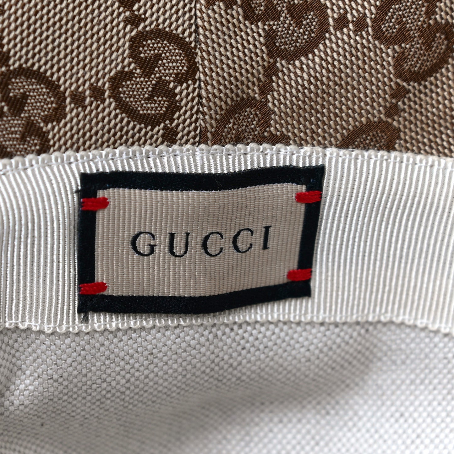 Monogram Wide Brim Hat L Beige