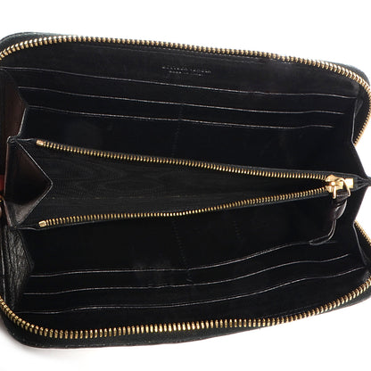 Bottega Veneta Nappa Intrecciato Zip Around Wallet Black 5 of 8