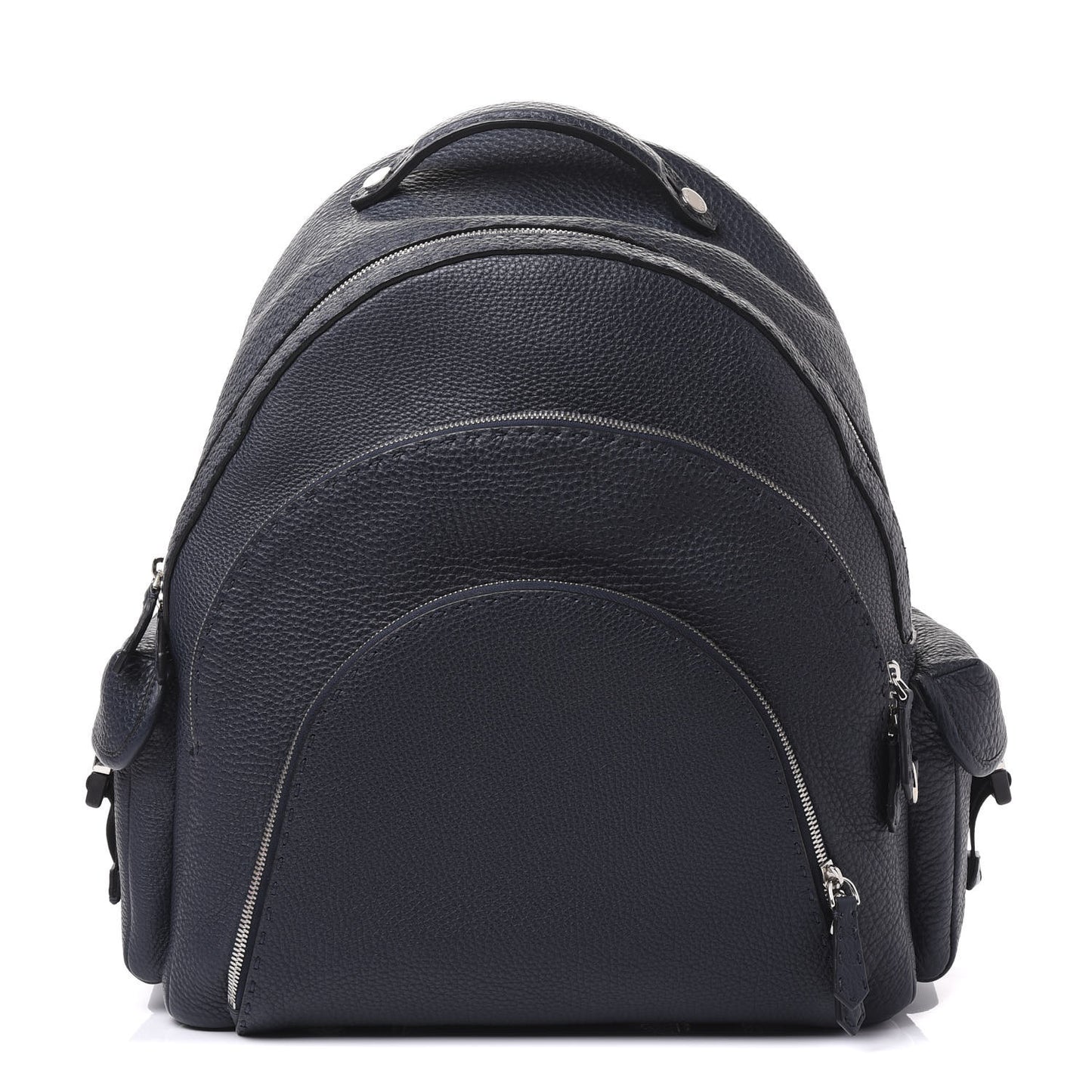 Calfskin Romano Selleria Backpack Navy