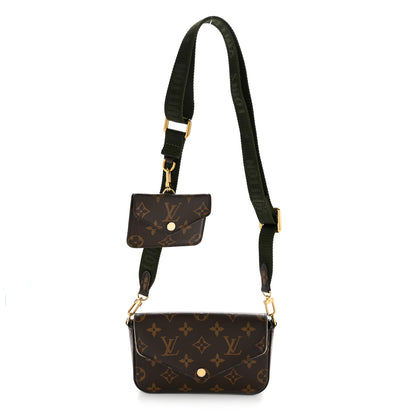 Louis Vuitton Monogram Felicie Strap & Go Kaki 1 of 15
