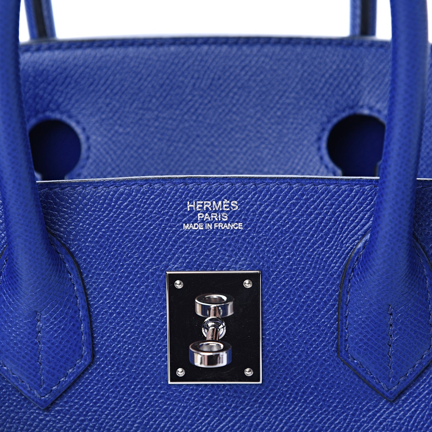 Epsom Birkin 30 Bleu Electrique
