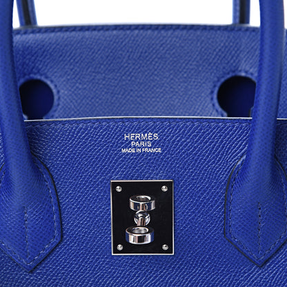 Hermes Epsom Birkin 30 Bleu Electrique 5 of 12