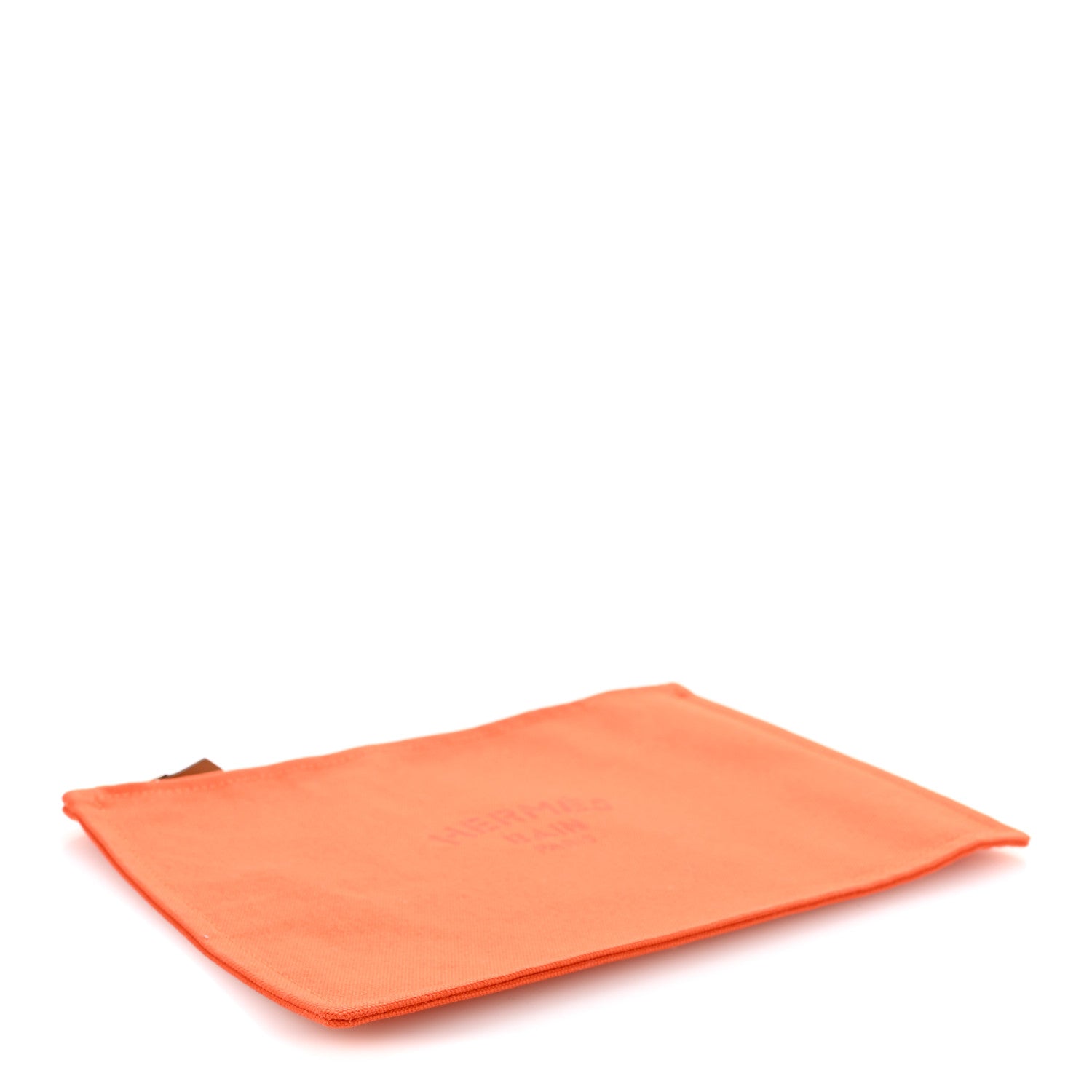 Hermes Toile Flat Yachting Pouch Orange 4 of 7