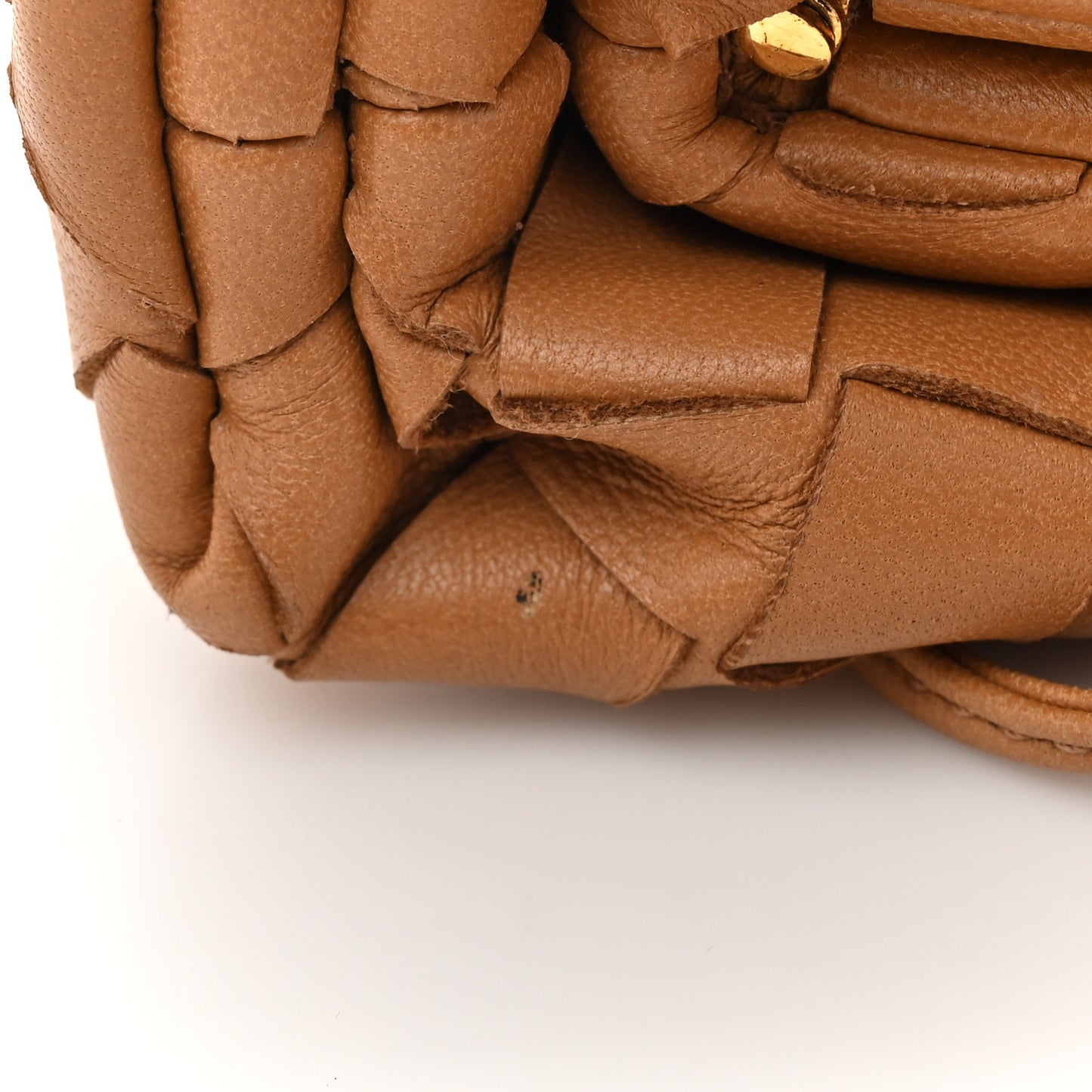 Nappa Intrecciato The Mini Pouch Carmel