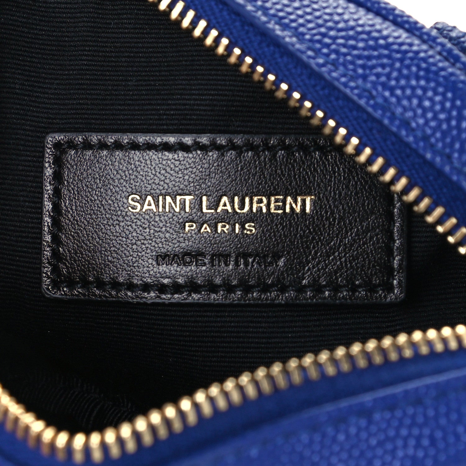 Saint Laurent Grain De Poudre Matelasse Monogram Baby Lou Camera Bag Sapphire Blue 6 of 10