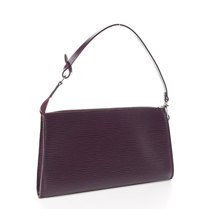 Louis Vuitton Epi Pochette Accessories 24 Cassis 2 of 9