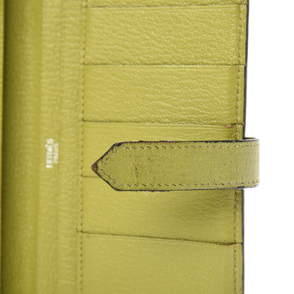 Hermes Chevre Mysore Bearn Wallet Vert Anis 11 of 18