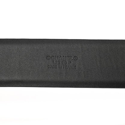 Chanel Calfskin CC Hearts Belt 85 34 Black 7 of 11