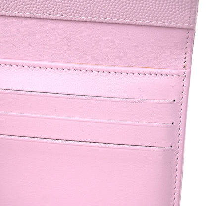 Chanel Caviar Quilted Compact Flap Wallet Light Pink 11 of 11