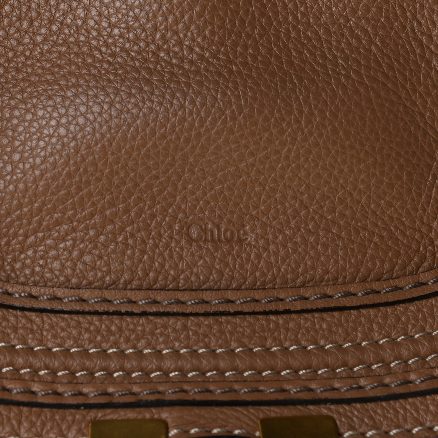 Calfskin Mini Marcie Satchel Nut