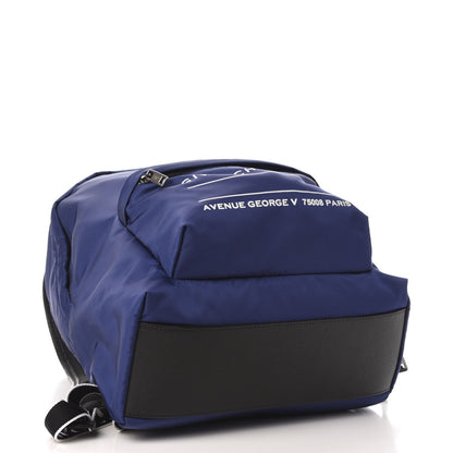 Givenchy Nylon Calfskin Urban Backpack Blue 3 of 11