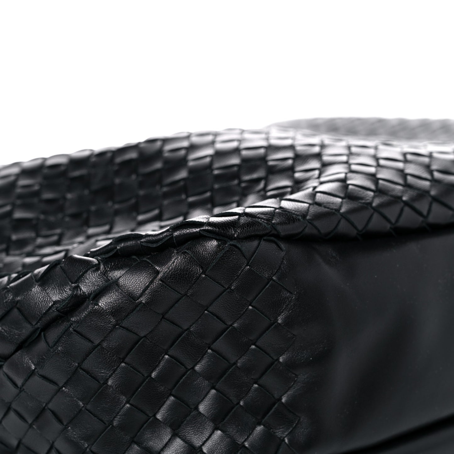 Nappa Intrecciato Large Campana Black