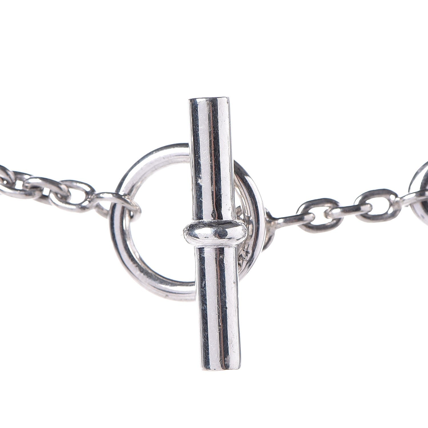 Hermes Sterling Silver Farandole Necklace 160 4 of 5