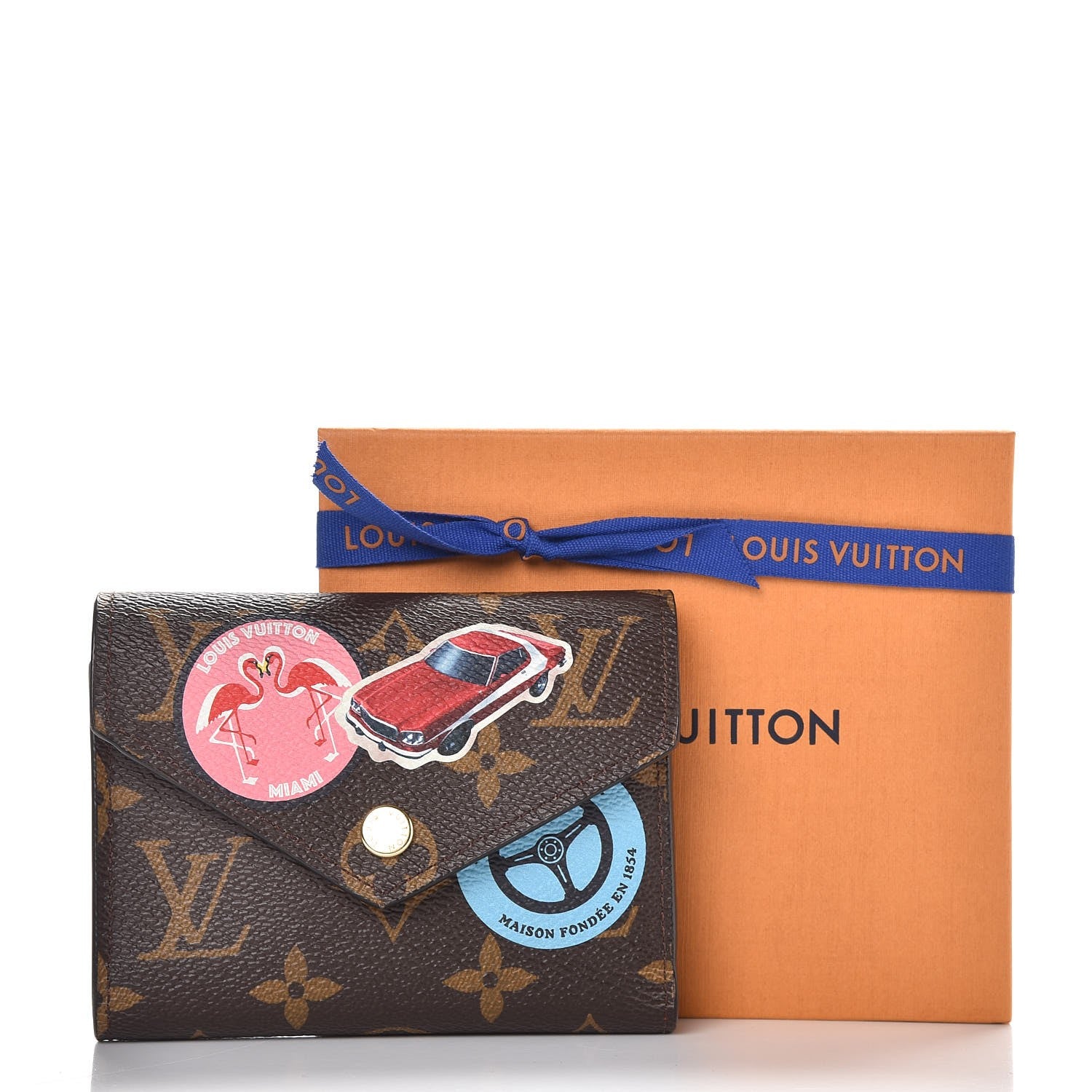 Louis Vuitton Monogram World Tour Victorine Wallet 7 of 7