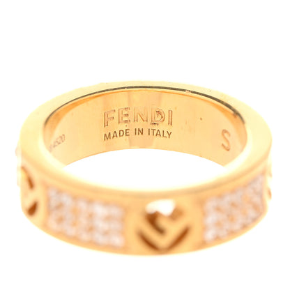Fendi Crystal FF Ring S Gold 4 of 6