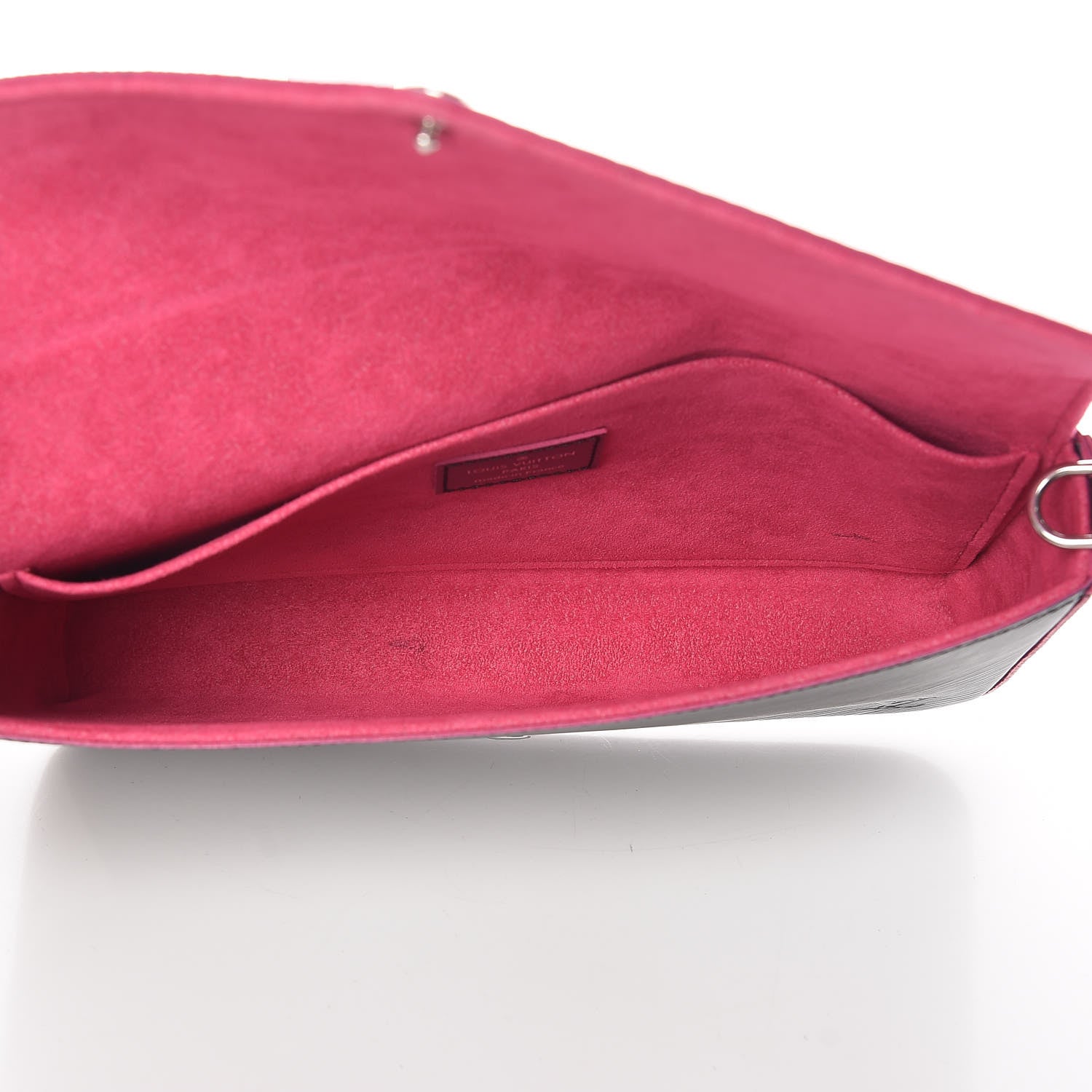 Louis Vuitton Epi Pochette Felicie Black Hot Pink 5 of 10