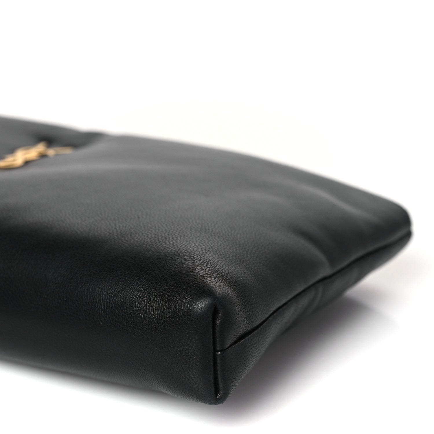 Saint Laurent Lambskin Long Calypso Pouch Black 9 of 10