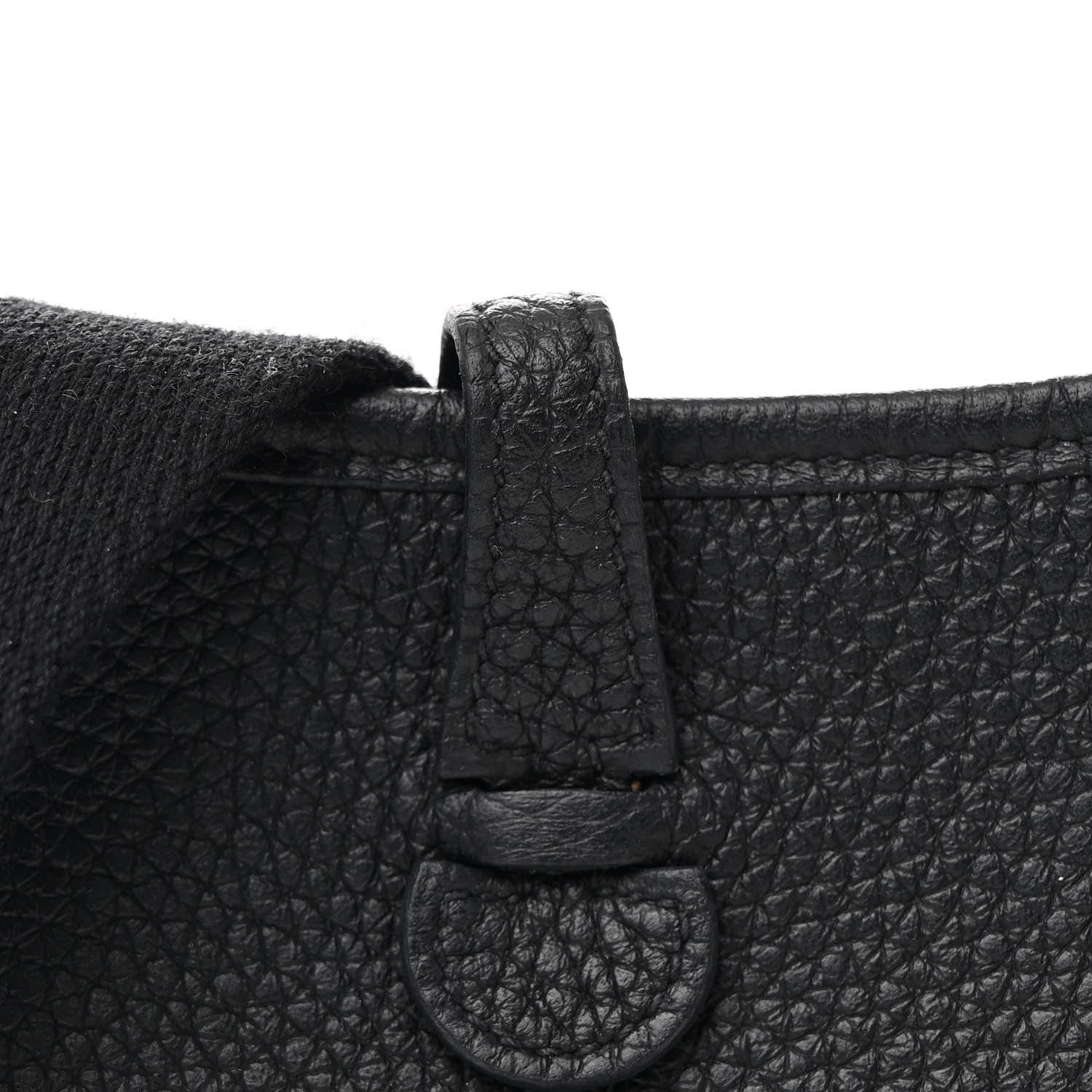 Hermes Taurillon Clemence Evelyne TPM Black 8 of 10