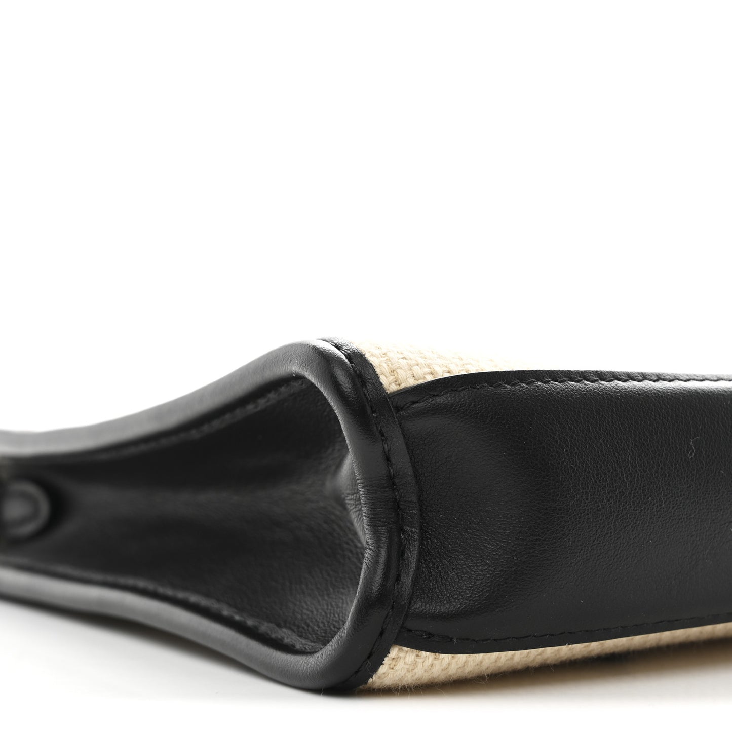 Raffia Calfskin Monogram Toiletry Pouch 26 On Chain Beige Black