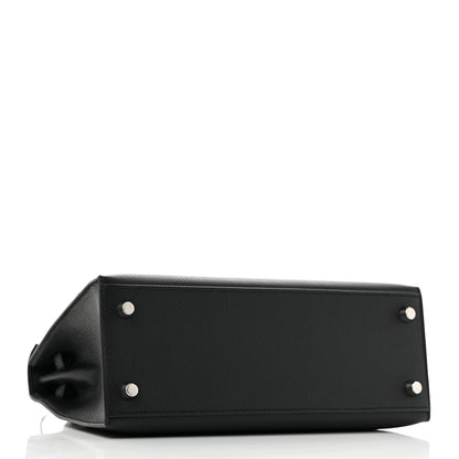 Hermes Epsom Kelly Sellier 25 Black 4 of 9