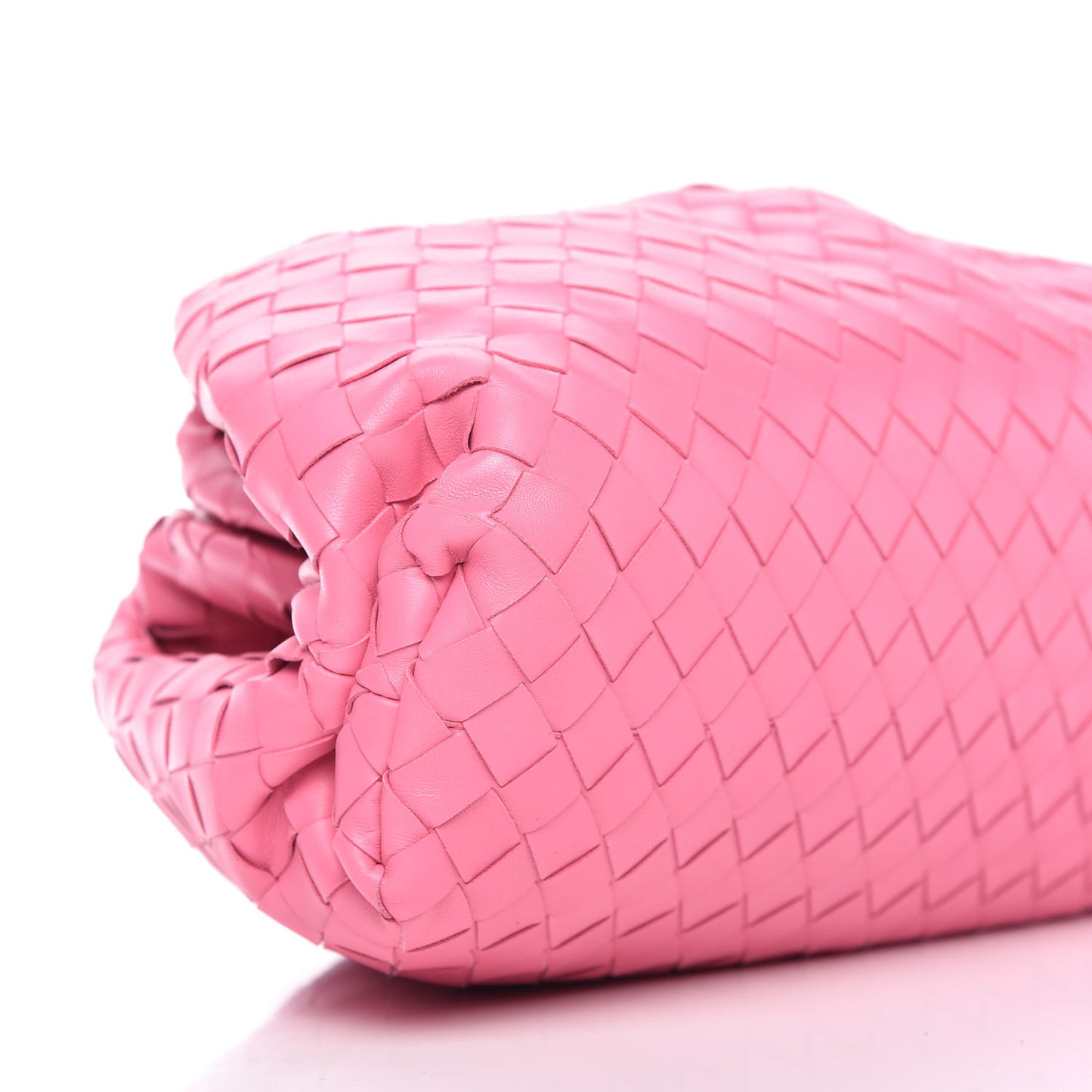 Nappa Maxi Intrecciato The Pouch Oversized Clutch Pink