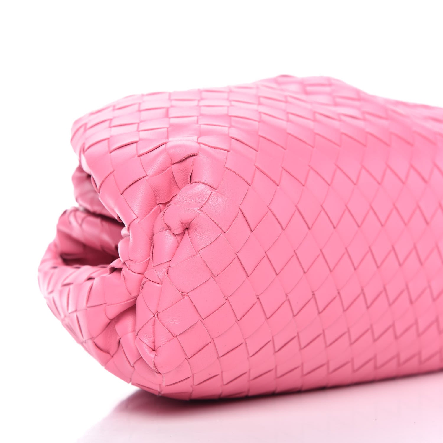 Bottega Veneta Nappa Maxi Intrecciato The Pouch Oversized Clutch Pink 6 of 10