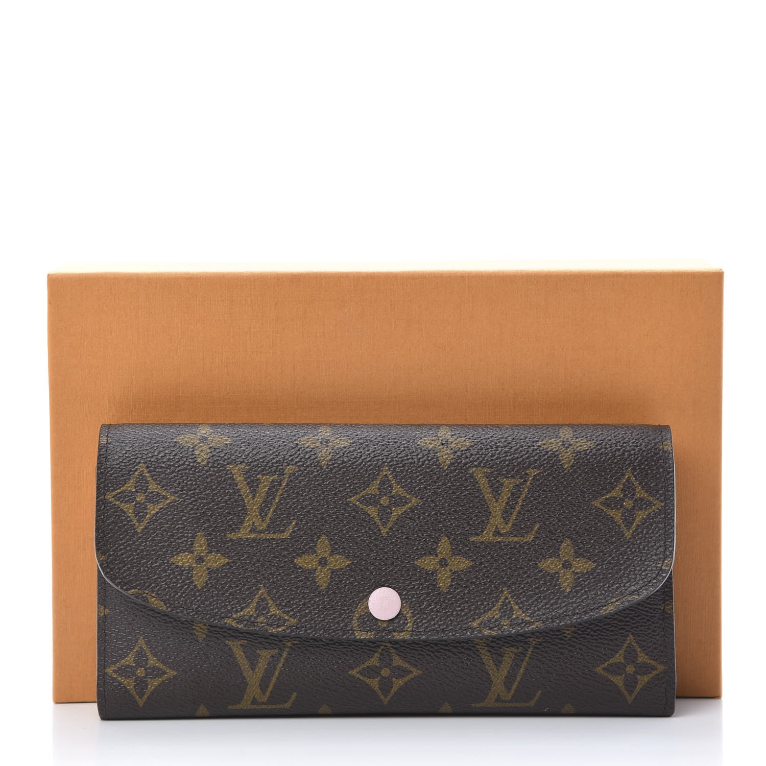 Louis Vuitton Monogram Emilie Wallet Rose Ballerine 8 of 8