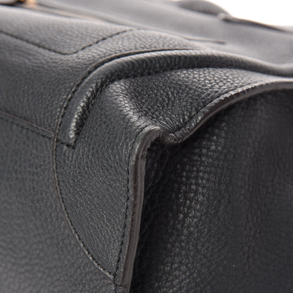 Celine Drummed Calfskin Mini Luggage Anthracite 11 of 18