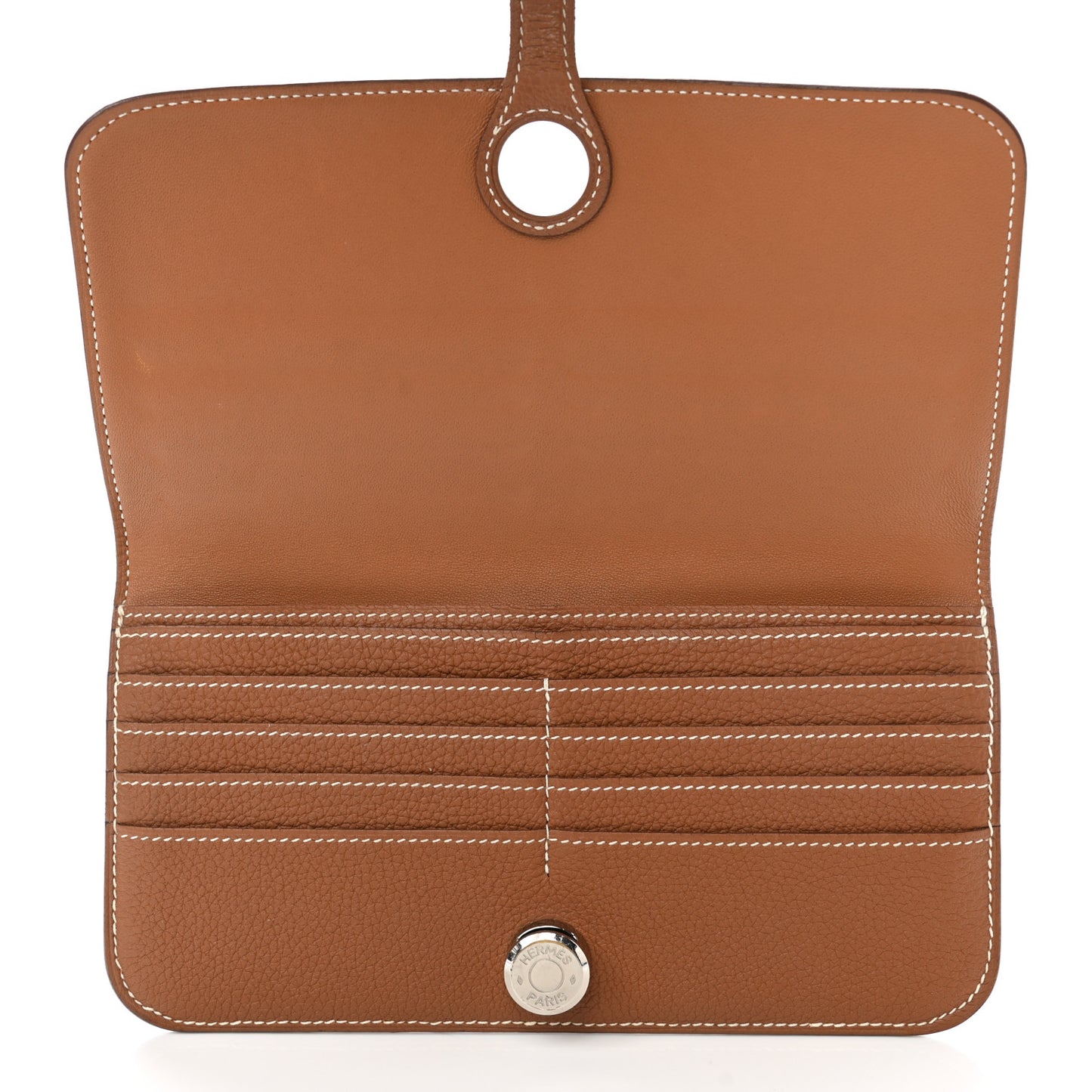 Togo Dogon Recto Verso Wallet Gold