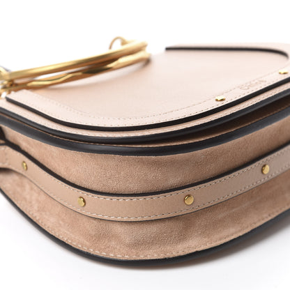 Chloe Calfskin Suede Small Nile Bracelet Bag Biscotti Beige 6 of 9