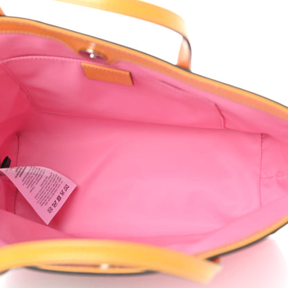 Gucci Calfskin Childrens Rainbow Tote Lotus Pink Crop Multicolor 5 of 10