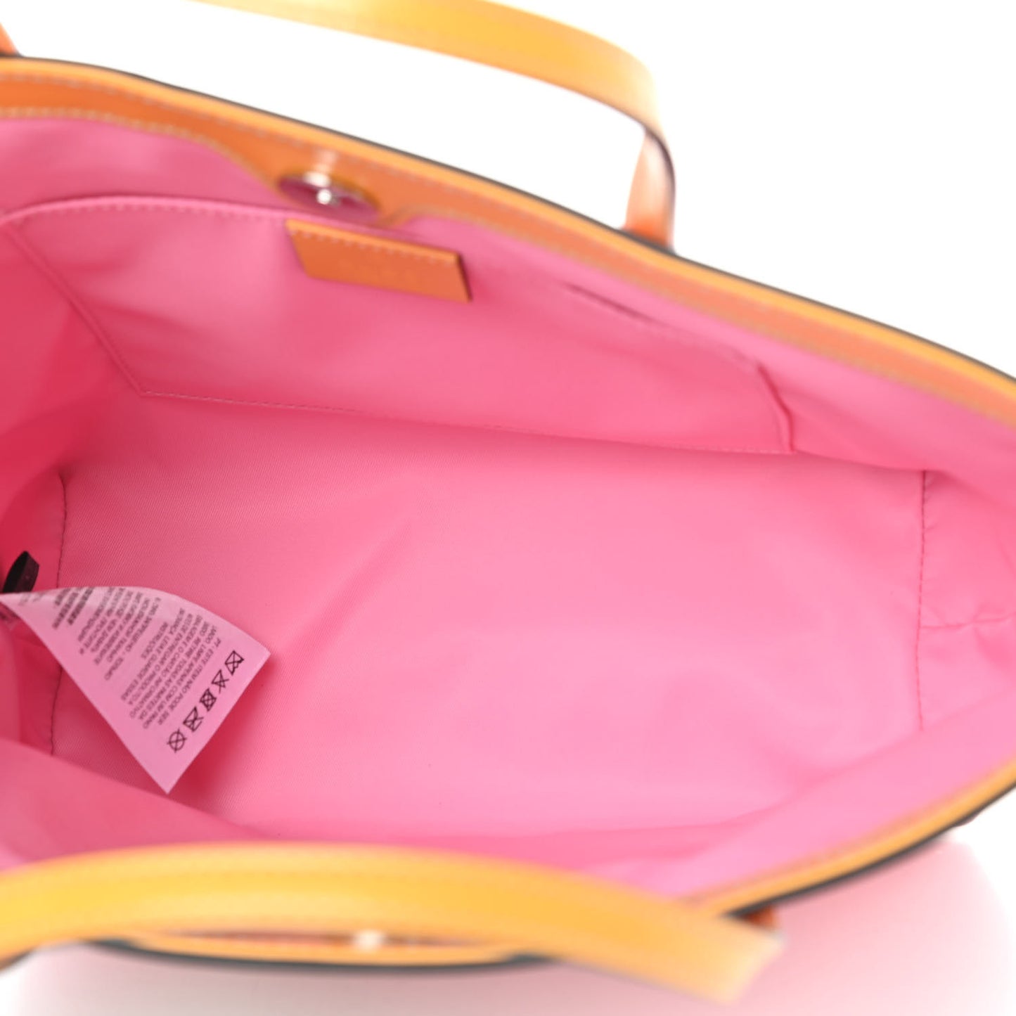 Calfskin Childrens Rainbow Tote Lotus Pink Crop Multicolor