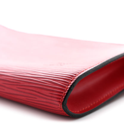 Louis Vuitton Epi Pochette Accessories 21 Castillan Red 10 of 15