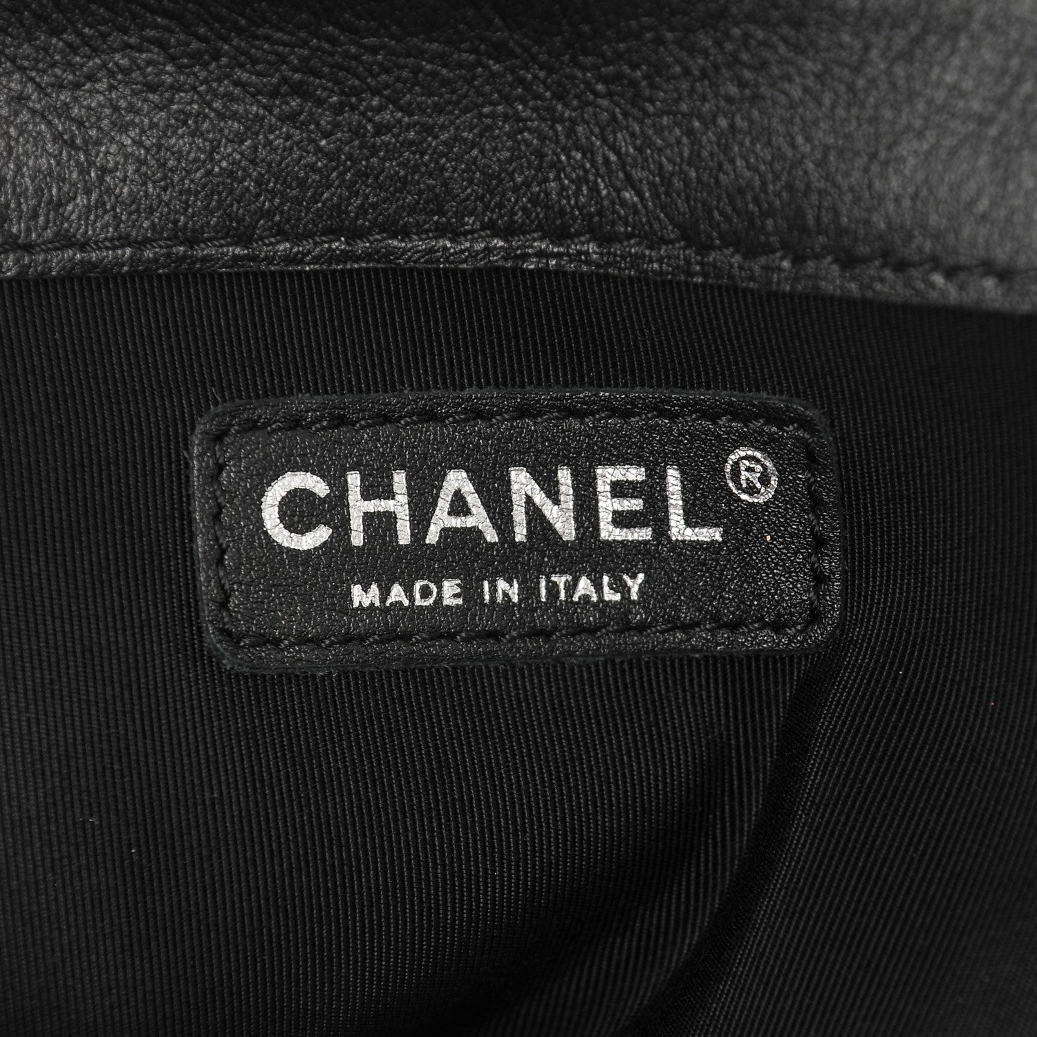 Chanel Calfskin Enchained XL Boy Flap Black 6 of 7