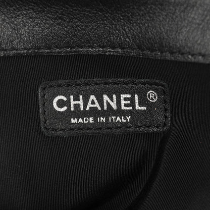 Chanel Calfskin Enchained XL Boy Flap Black 6 of 7