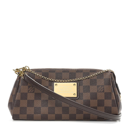 Louis Vuitton Damier Ebene Eva Clutch 1 of 9
