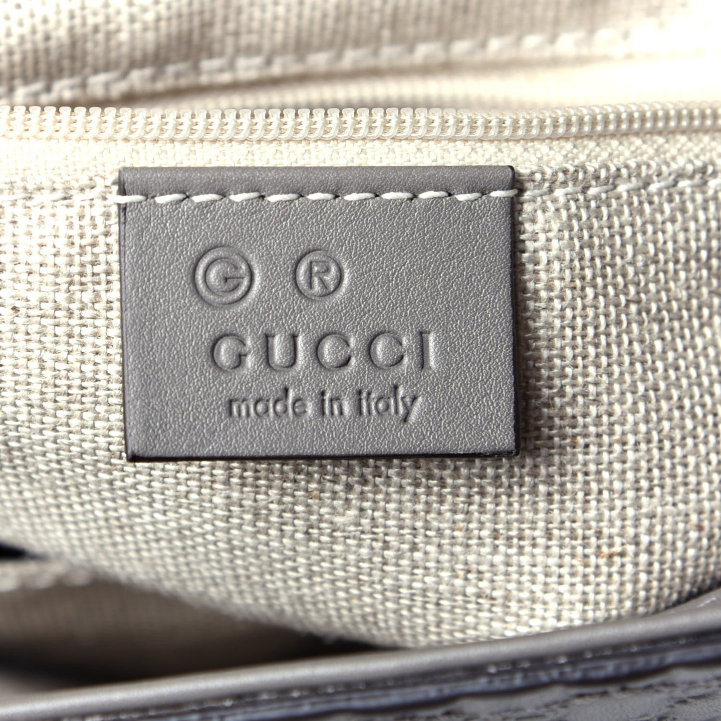 Microguccissima Small Bree Tote Graphite