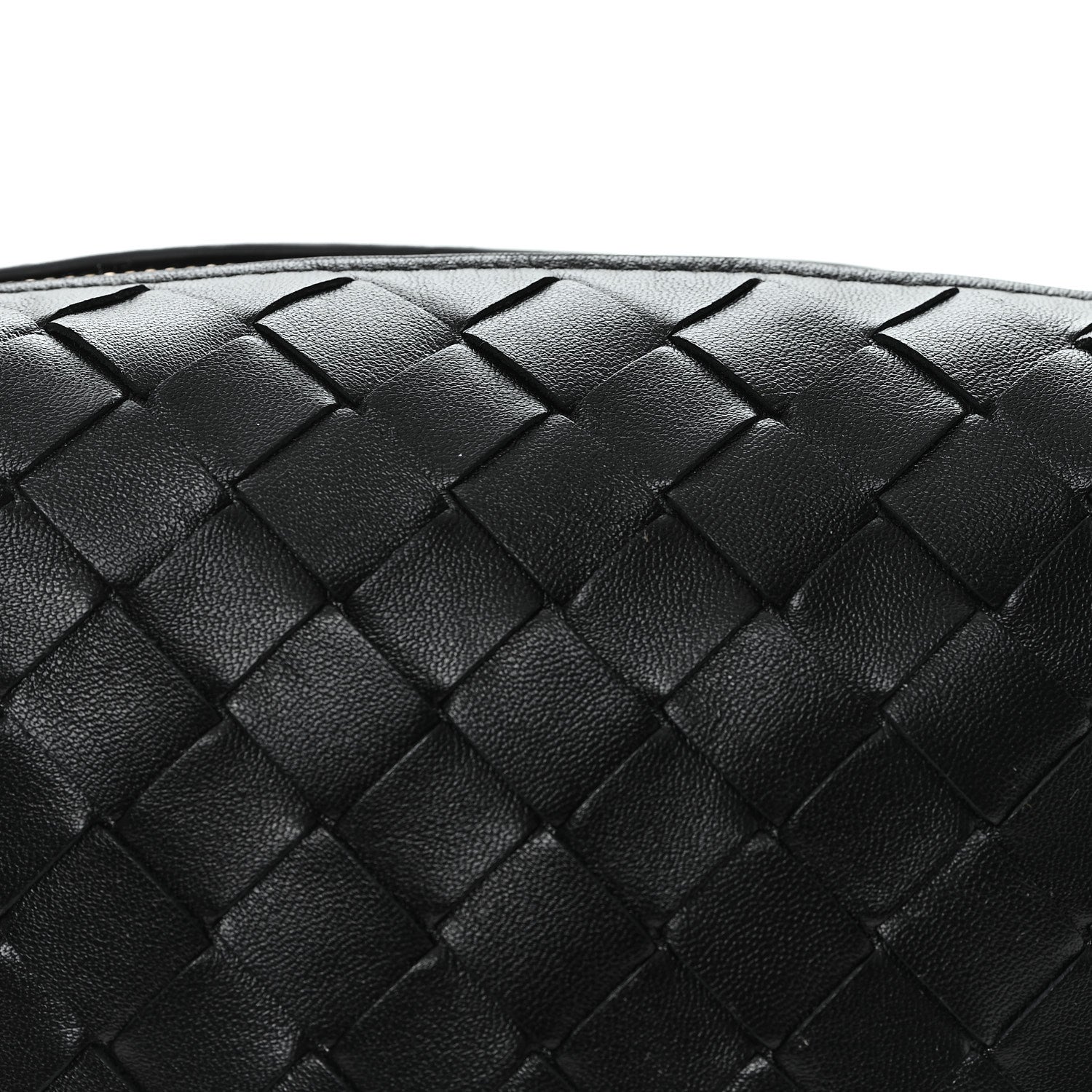 Bottega Veneta Calfskin Nappa Intrecciato Candy Wallace Black 8 of 11