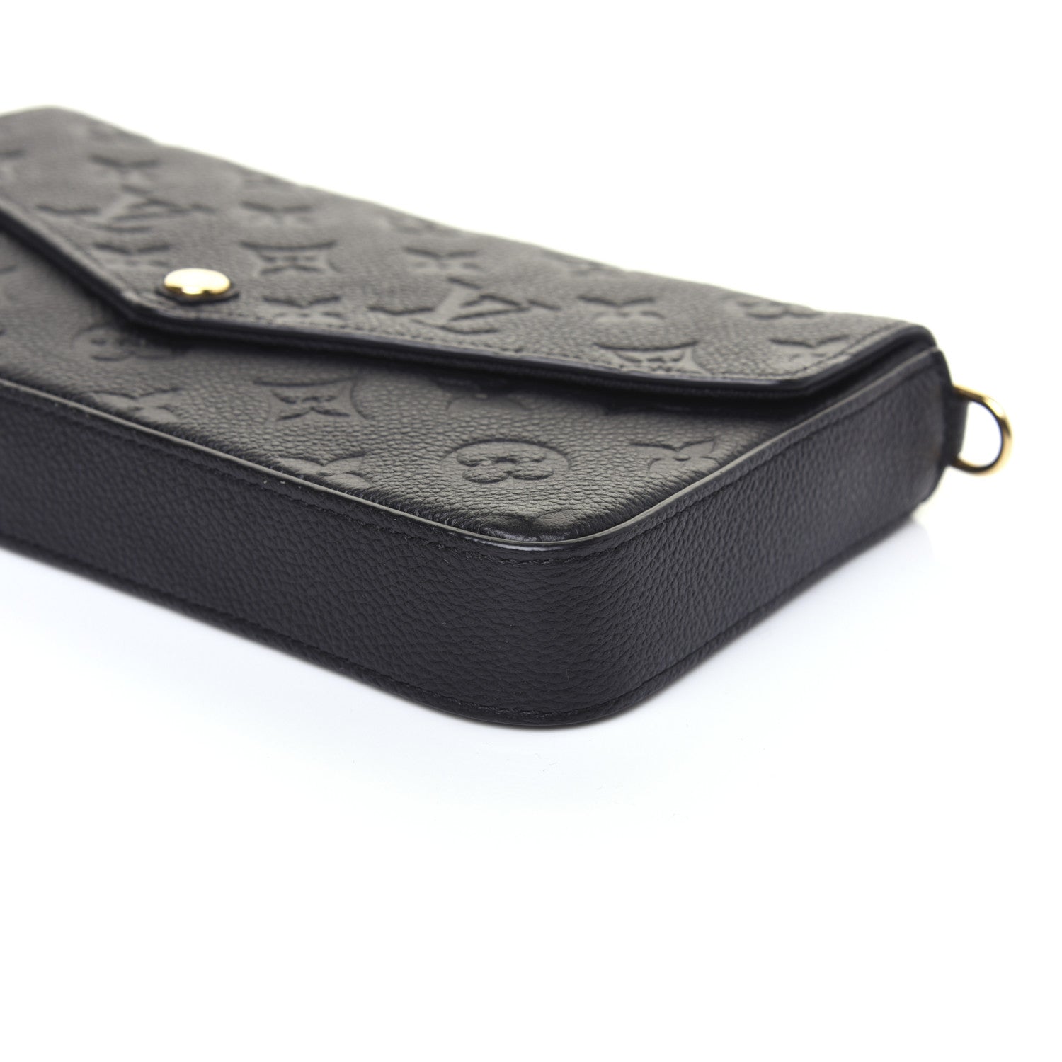 Louis Vuitton Empreinte Pochette Felicie Chain Wallet Black 7 of 12