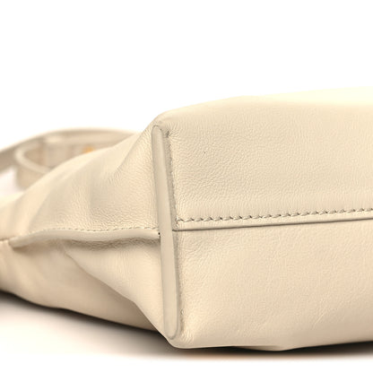 Loewe Calfskin Mini Flamenco Knot Clutch Angora 9 of 12