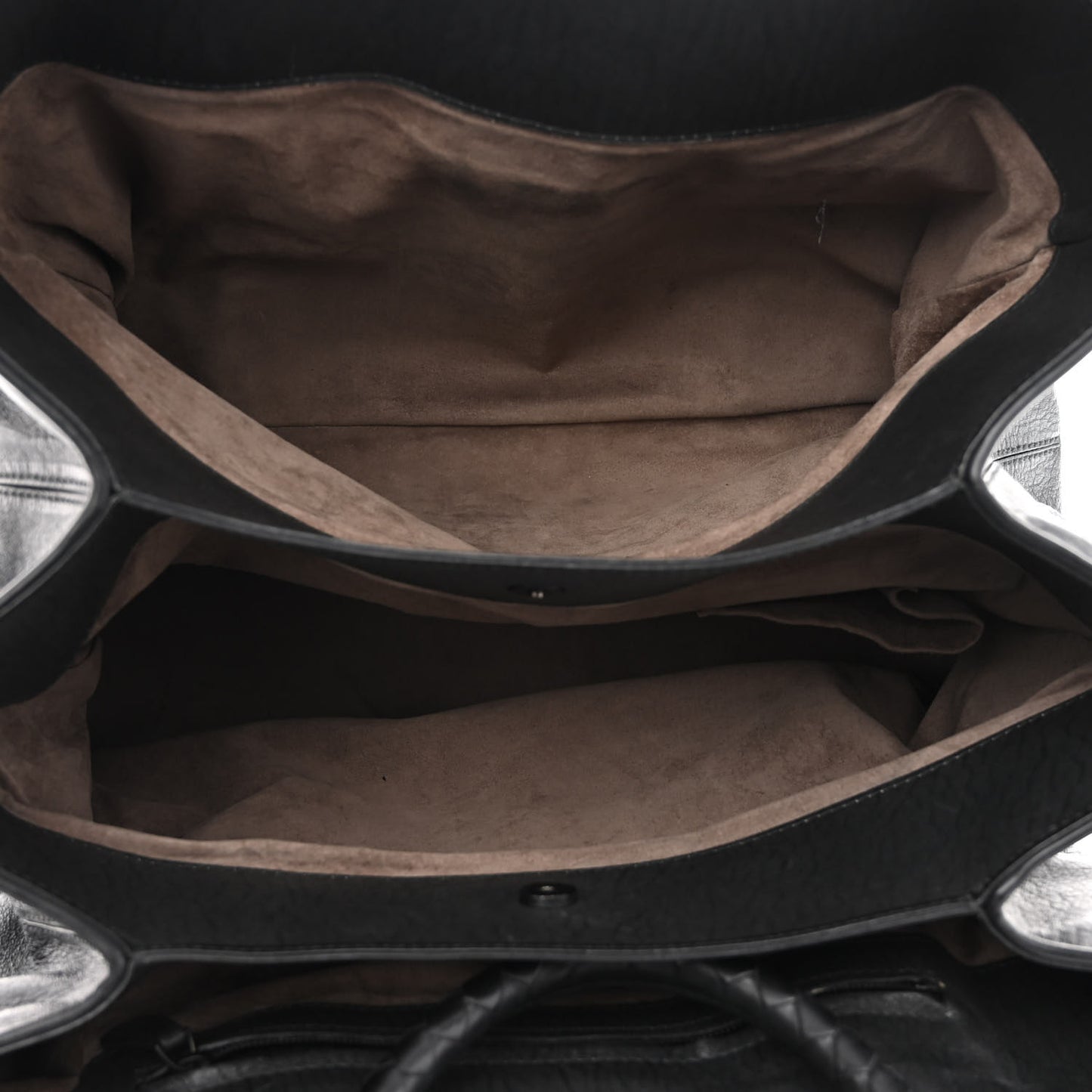 Nappa Roma Tote Black