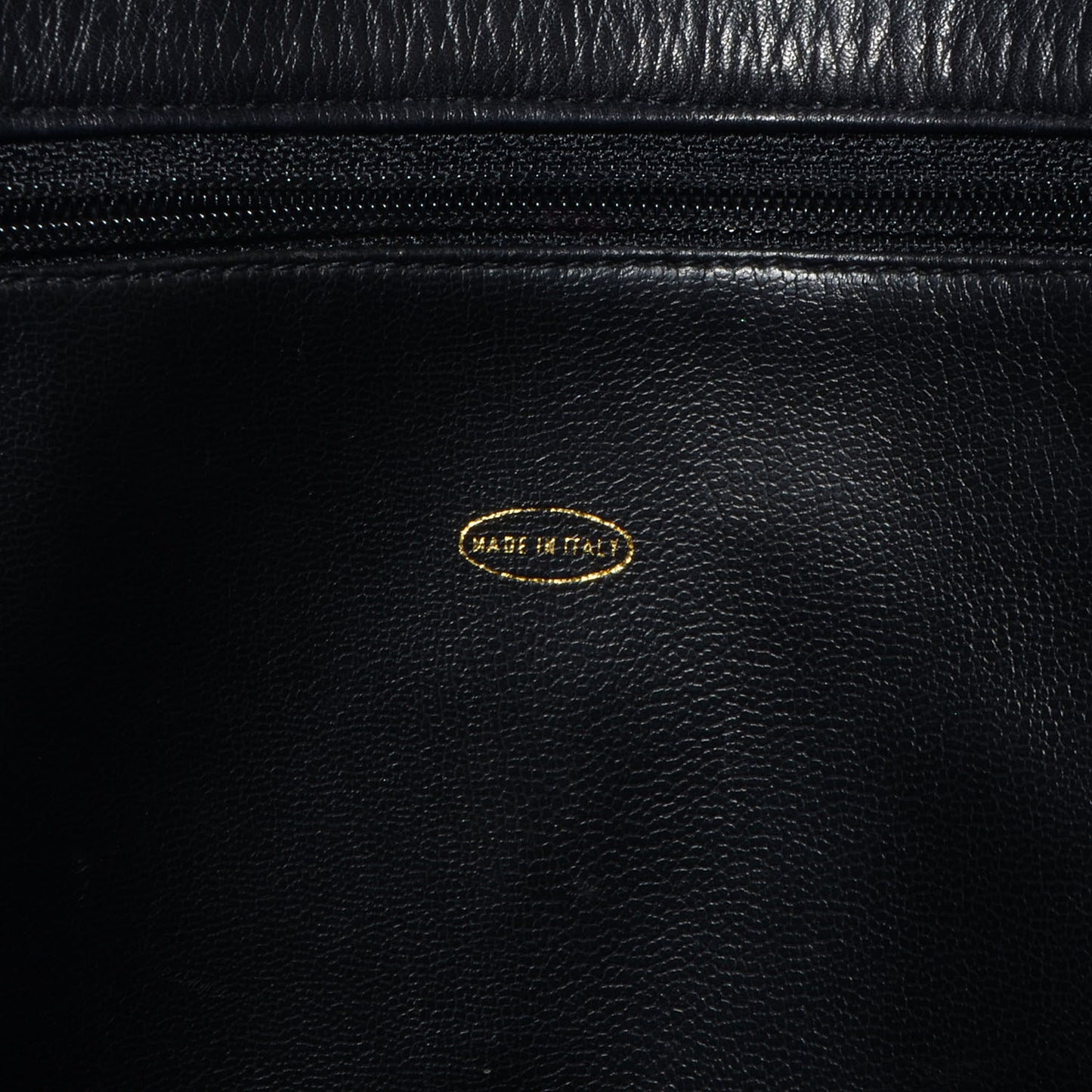 Lambskin Shoulder Bag Black