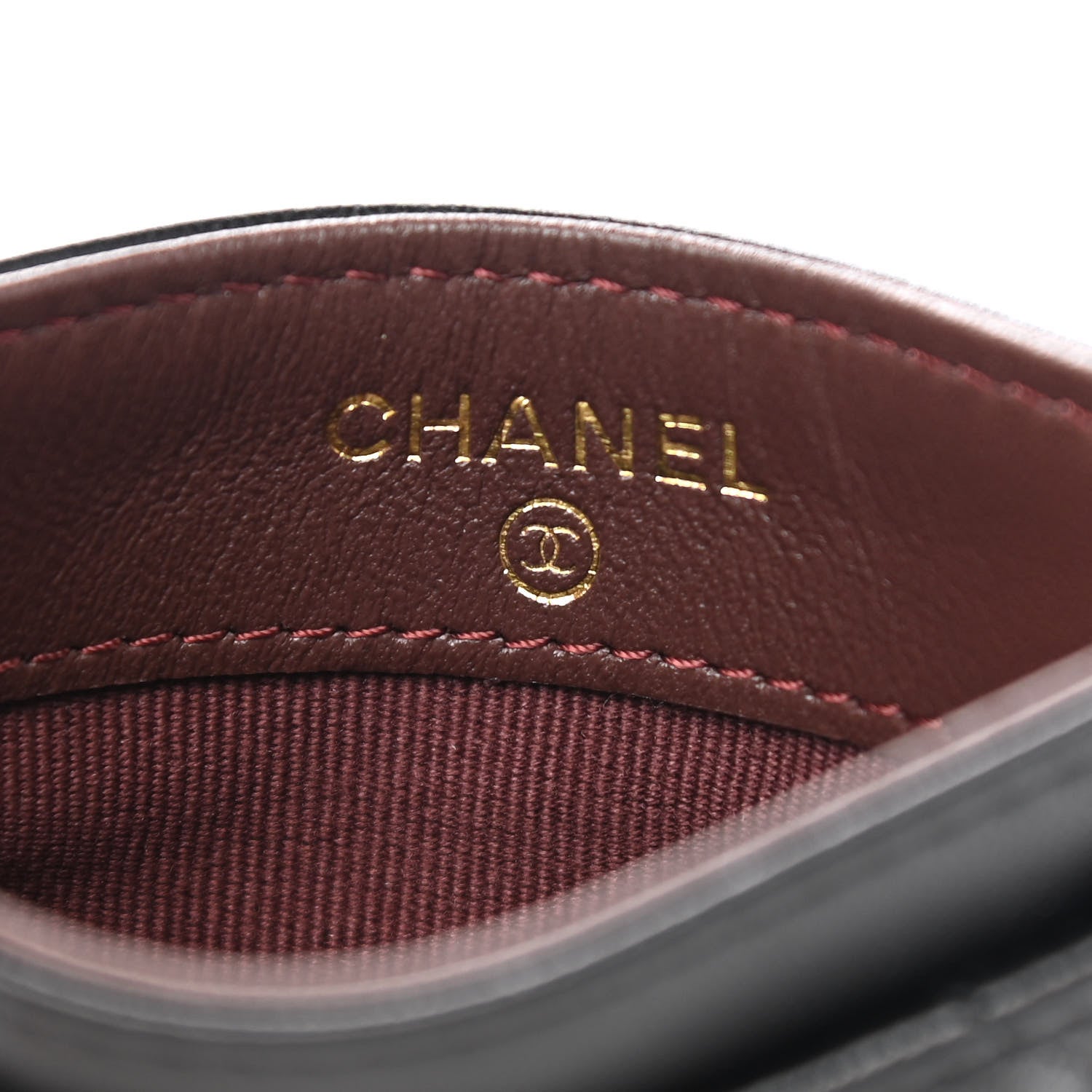 Chanel Lambskin Quilted Card Holder Black 6 of 9