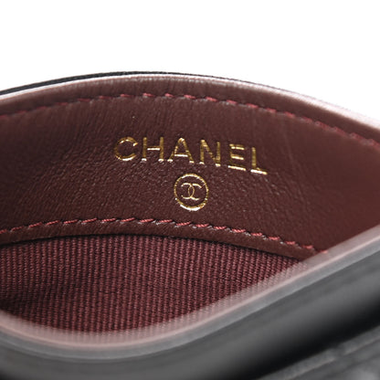 Chanel Lambskin Quilted Card Holder Black 6 of 9